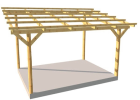 Terrassenüberdachung Classico Tiefe ab 500 cm - BSH